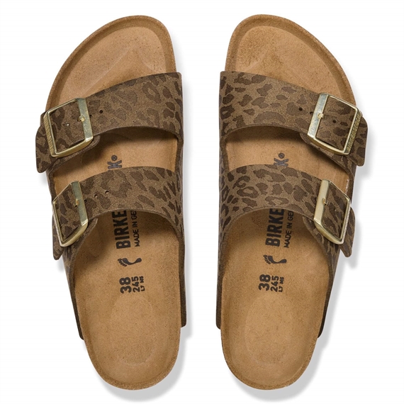 Birkenstock Arizona BS Sandaler, Leo Khaki